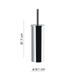 Portascopino bagno Flip H 37,7 cm cromato