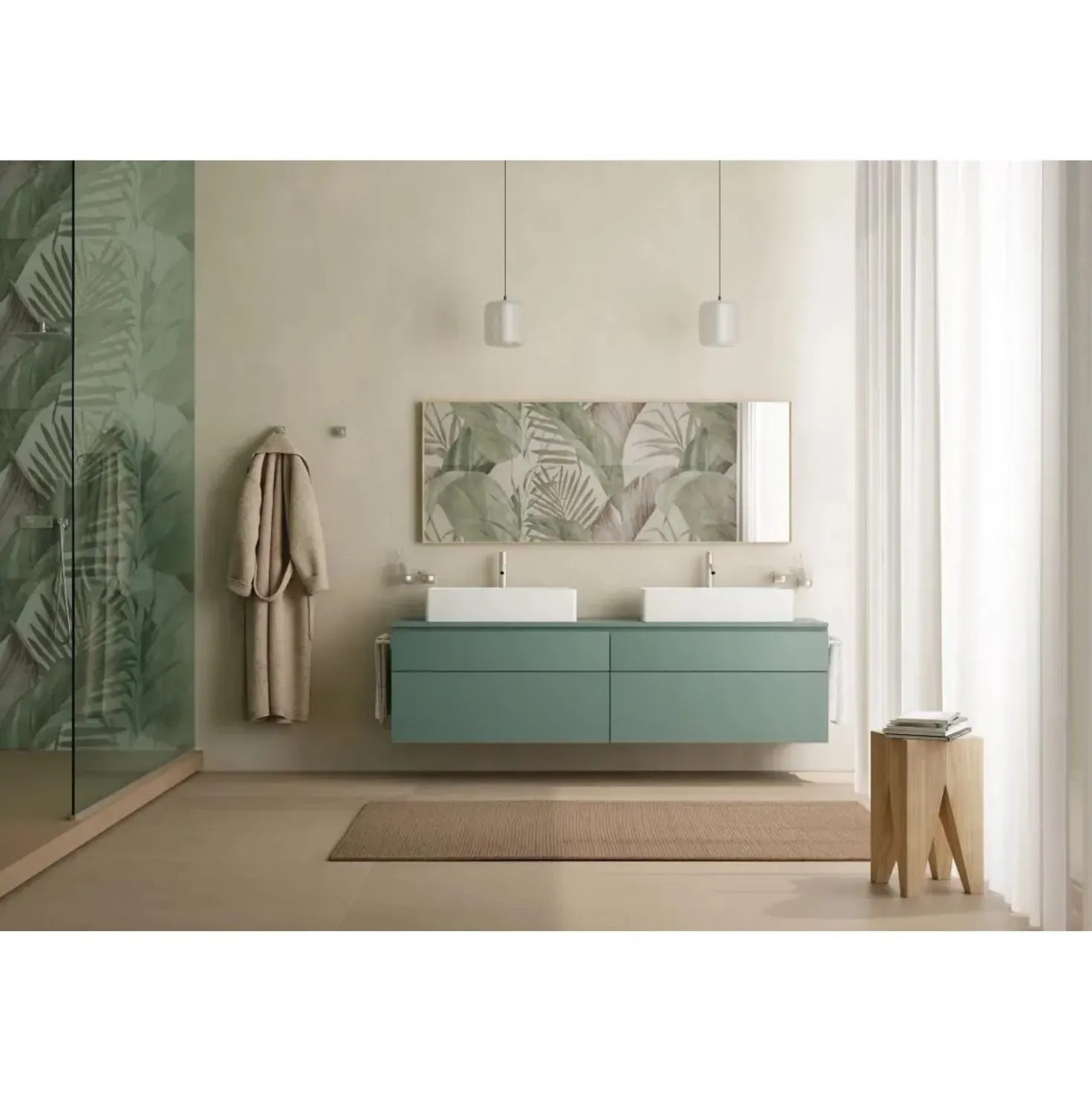 Portascopino bagno Hotel Maison H 36,2 cm grigio