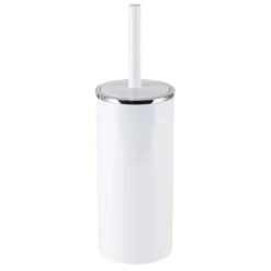 Portascopino bagno Ivory H 33 cm bianco cromato