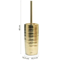 Portascopino bagno Kelly H 40 cm oro