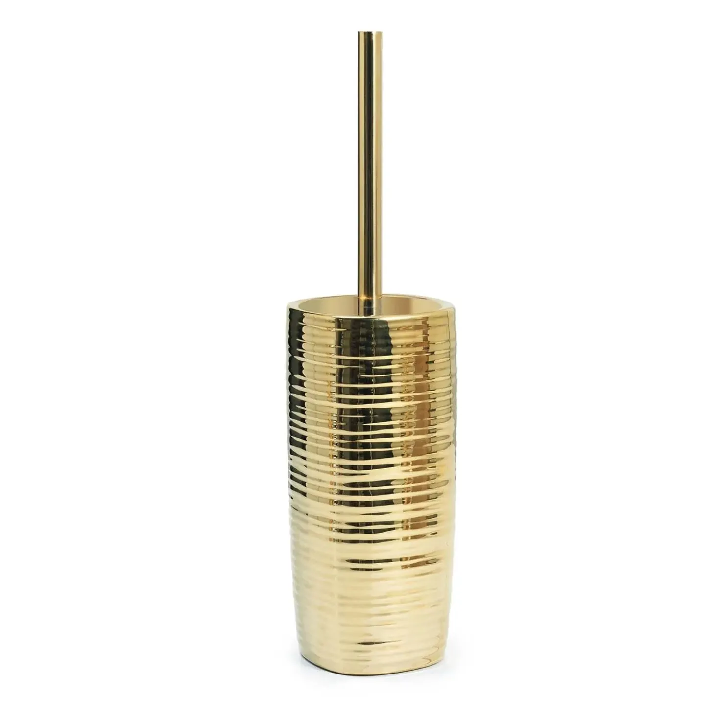 Portascopino bagno Kelly H 40 cm oro