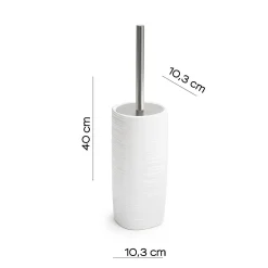 Portascopino bagno Kelly H 40 cm bianco