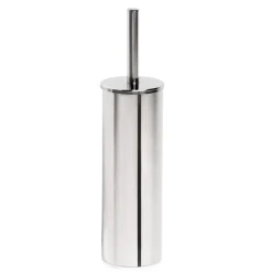 Portascopino bagno One Duo Cromo H 34 cm in acciaio inox