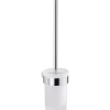 Portascopino bagno Pirenei H 36,5 cm cromato