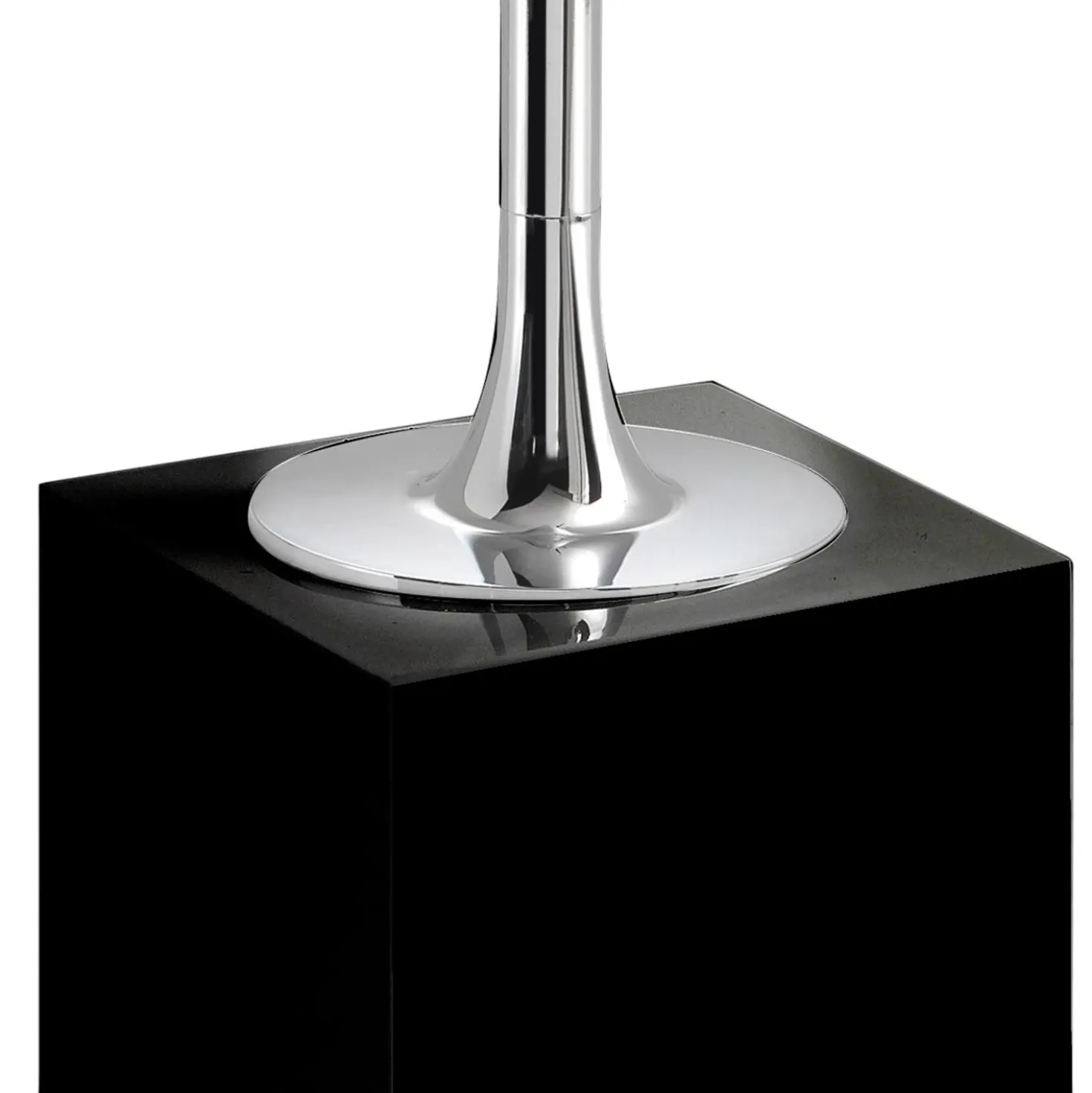 Portascopino bagno Sofia H 43,7 cm nero opaco