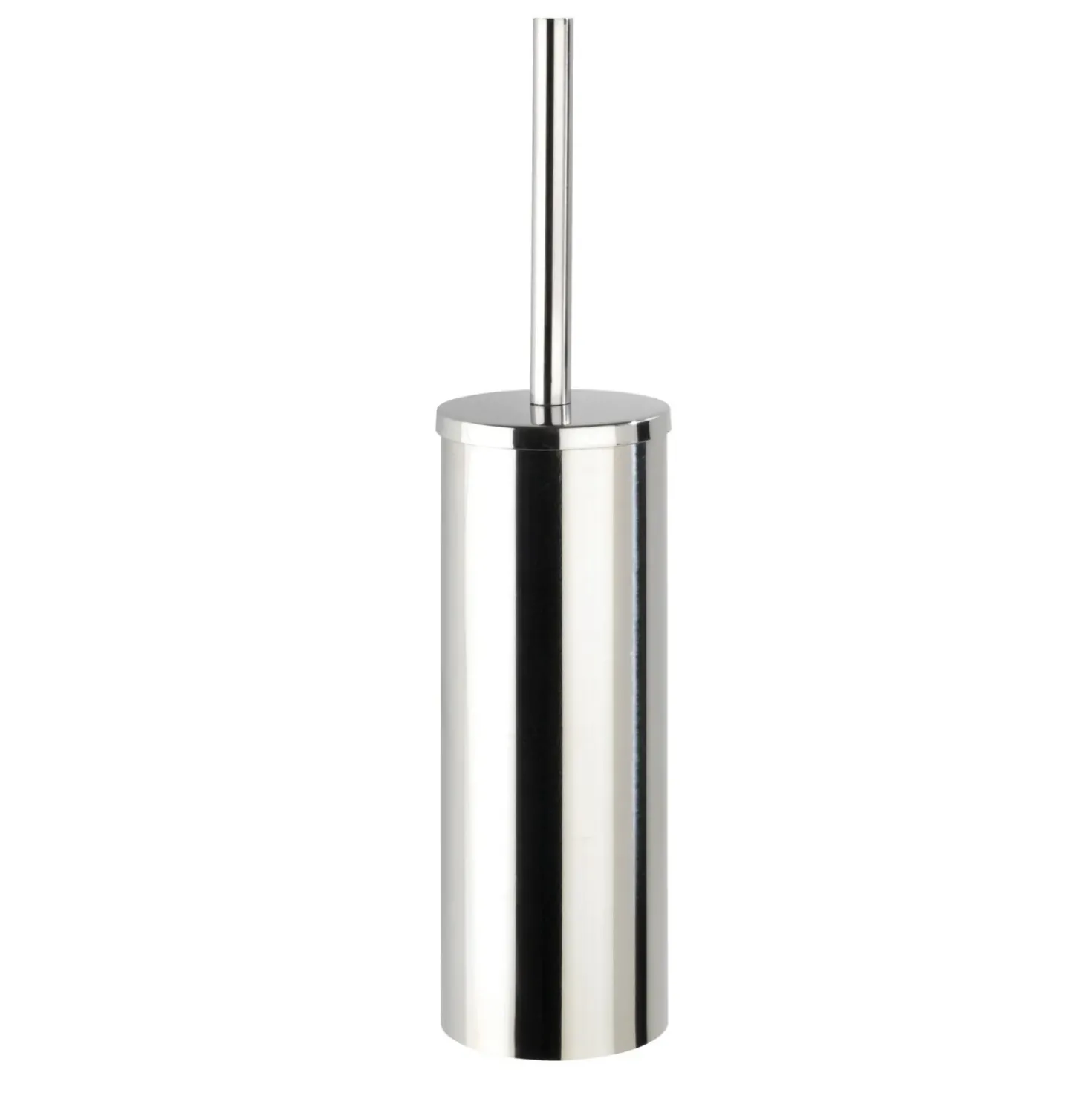 Portascopino bagno Wenko Orea Shine H 40,5 cm acciaio brillante