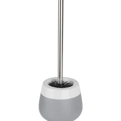 Portascopino bagno Wenko Malta H 38,5 cm grigio-bianco