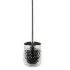 Portascopino in vetro Diamond trasparente