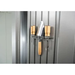 Portautensili casetta da giardino Neo Biohort grigio quarzo metallizzato