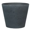 Portavaso da interno Scheurich Roca 701 Ø 24 cm Dark Stone