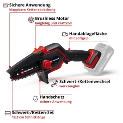 Potatore a batteria Einhell Pw X-Change GE-PS 18/15LiBL - Solo corpo macchina