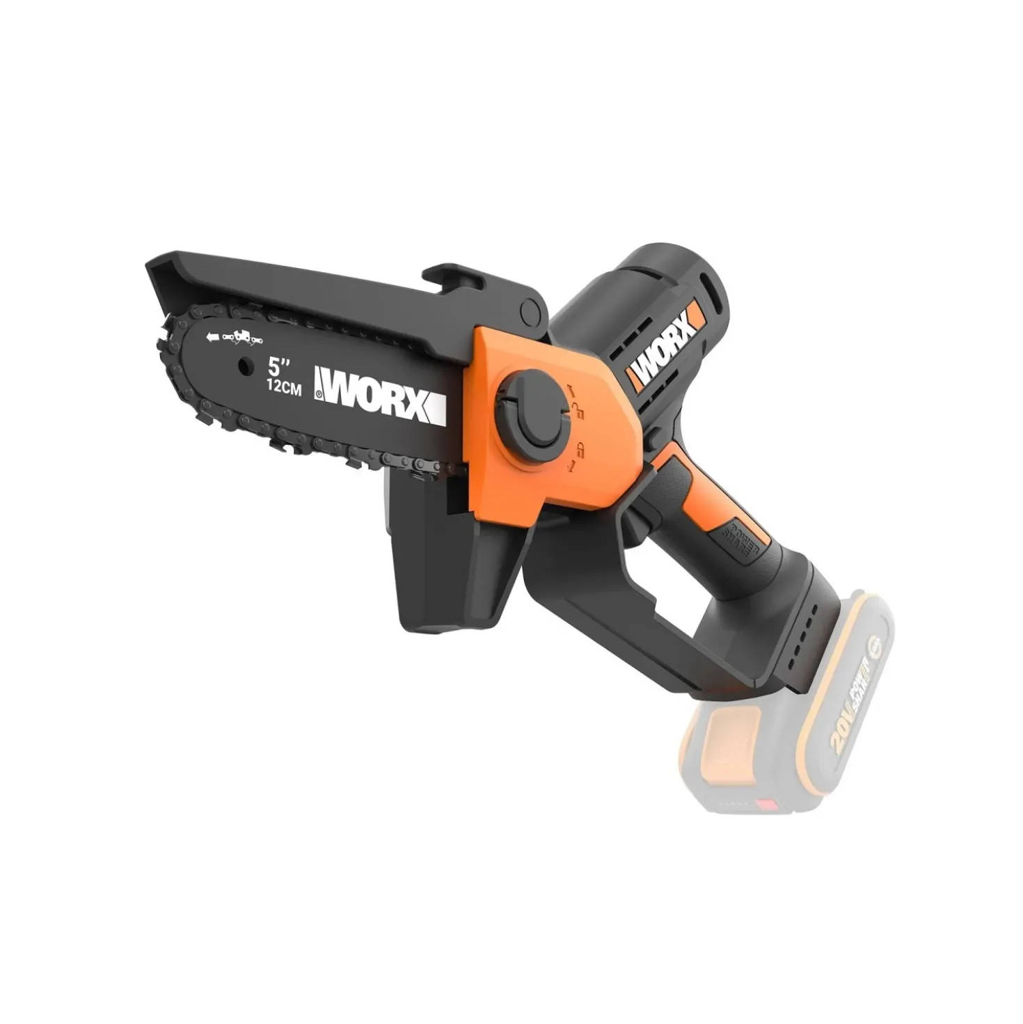 Potatore a batteria WG326E.9 Worx 20V 12cm - solo corpo macchina