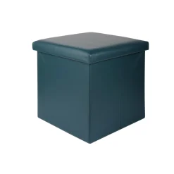Pouf "ASHTON" petrolio