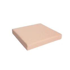 Pouf contenitore pieghevole tessuto rosa 38x38 cm