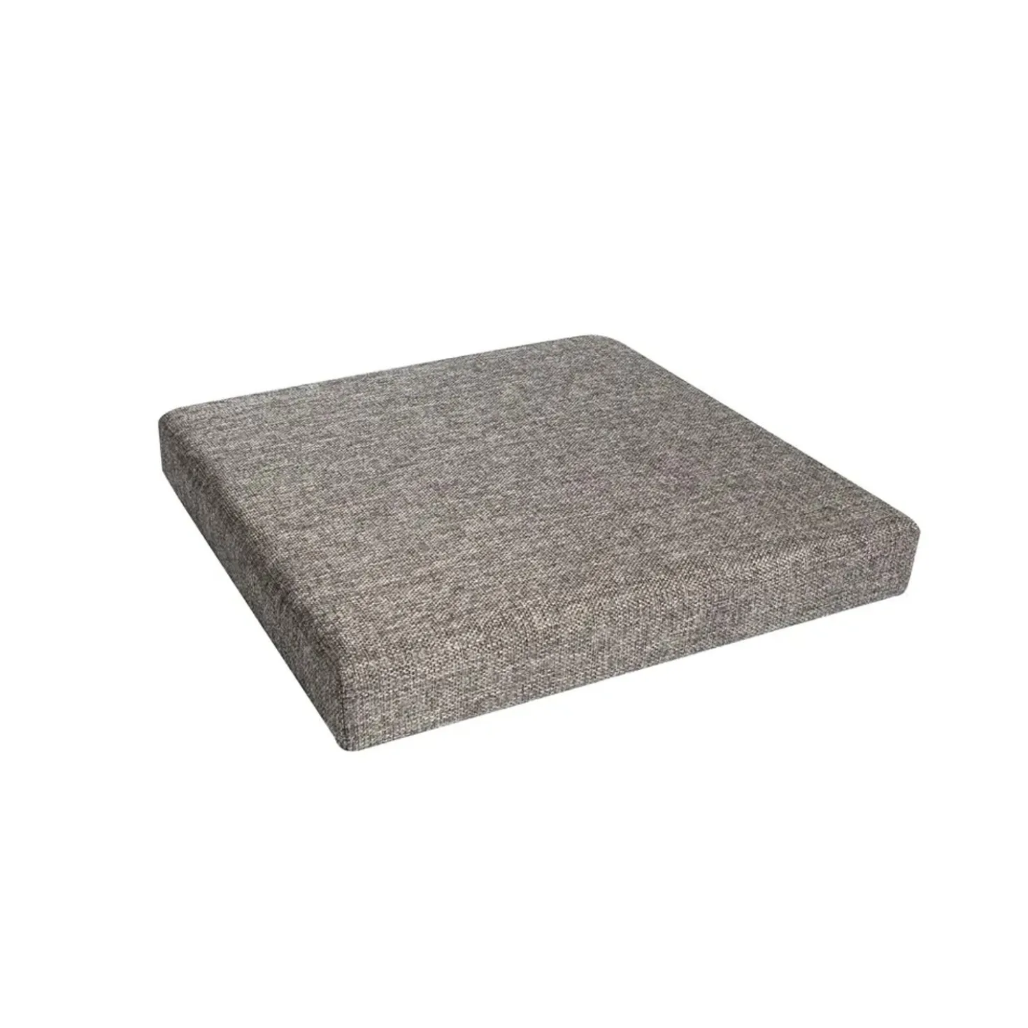 Pouf contenitore pieghevole tessuto grigio scuro 38x38 cm