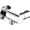 Presa acqua a parete rotonda con supporto doccetta Idrostile cromo