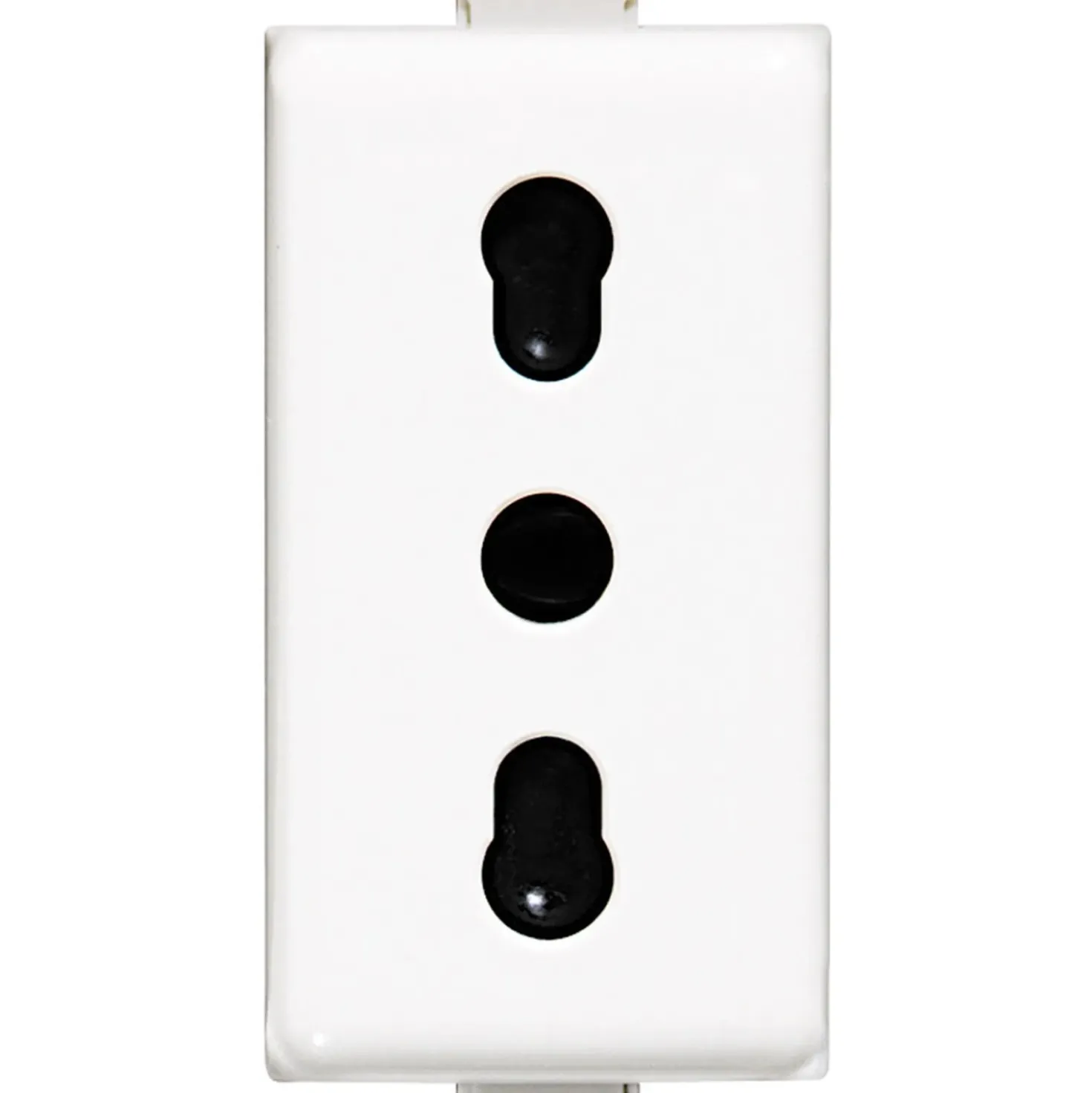 Presa bipasso standard Italia BTicino Matix 2P+T 10/16 A 1 modulo bianco