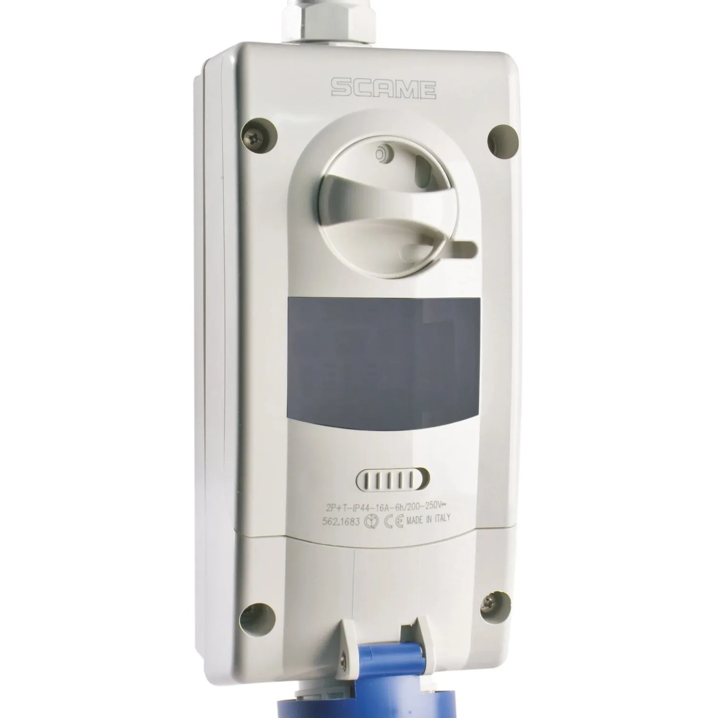 Presa da parete disp.blocco e base portafusibili 16 A 2P+T 200/250 V