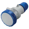Presa mobile industriale 16 A 2P+T IP67/IP68/IP69 blu