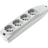 Presa multipla 4 prese pluristandard bianca
