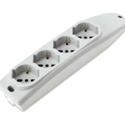 Presa multipla 4 prese pluristandard bianca