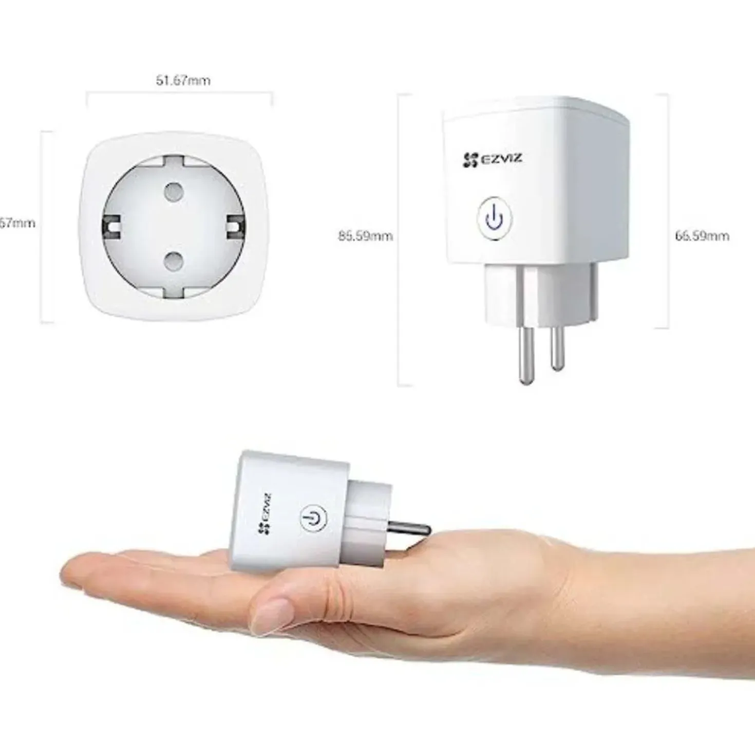 Presa smart Ezviz T30B Smart Home con controllo consumi
