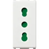 Presa Vimar Plana 2P+T 16A P17/11 bianco