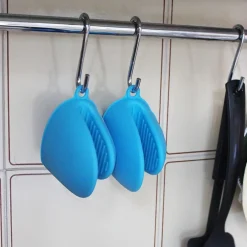 Presine in silicone azzurro 2 pz