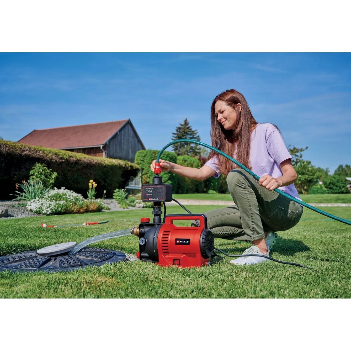 Pressostato regolazione elettronica Einhell per pompe giardino