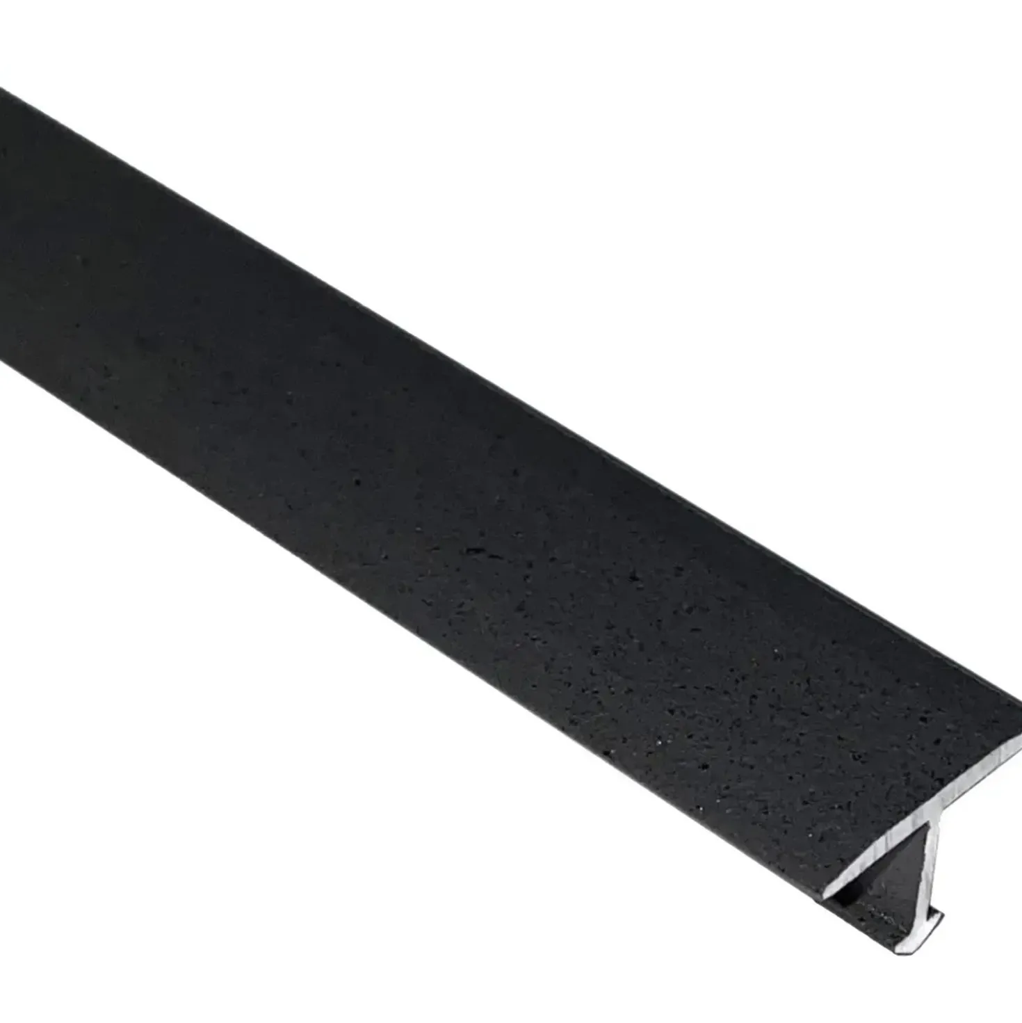 Profilo a T Arcansas alluminio Grigio scuro 14x9x900 mm