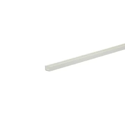 Profilo a U 1 m 21x20 mm in pvc bianco