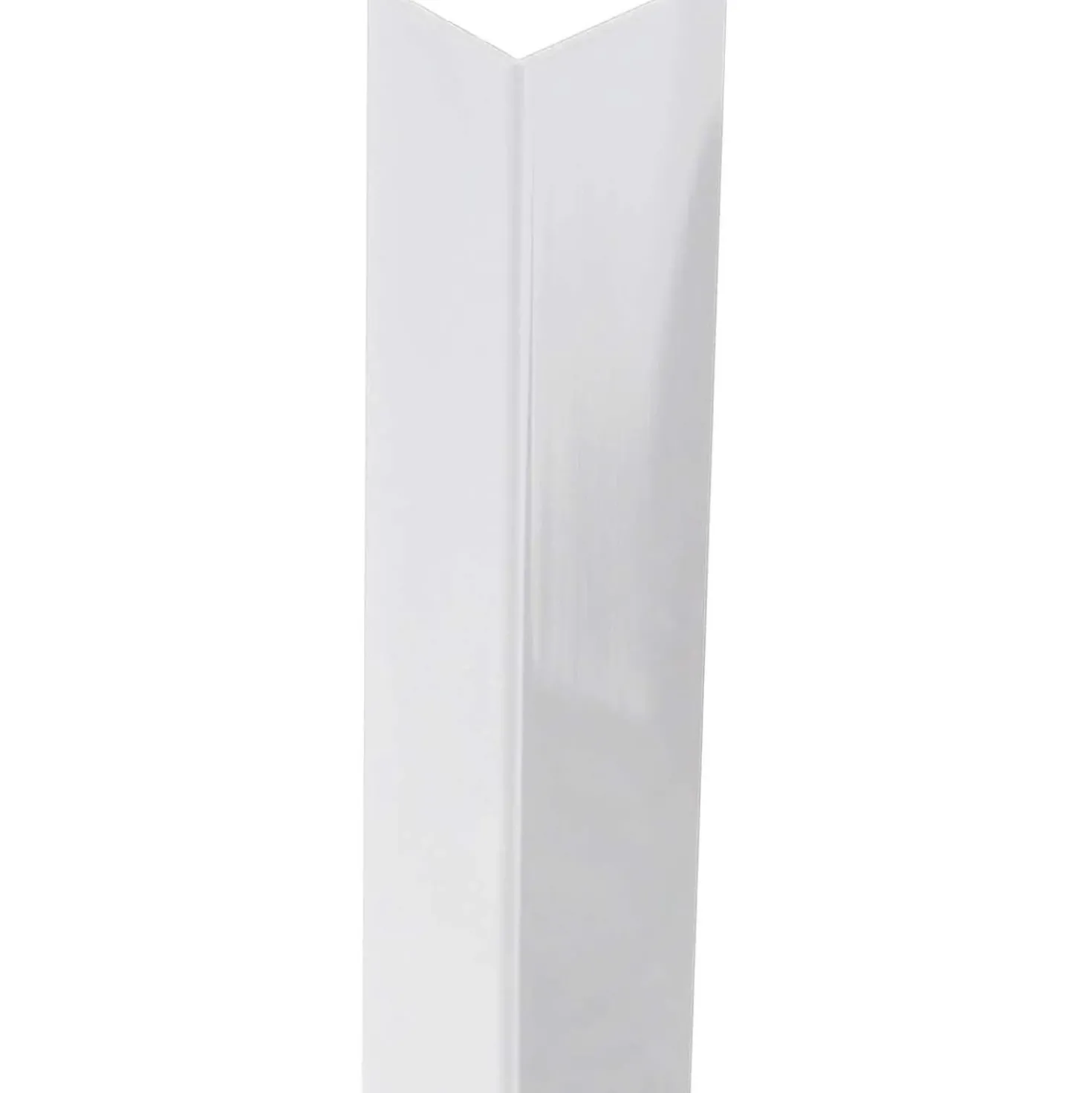Profilo angolare 2,6 m 25x25 mm in pvc bianco opaco