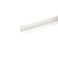 Profilo angolare 2,6 m 30x30 mm in pvc bianco opaco