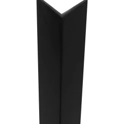 Profilo angolare 1 m 10x10 mm in pvc nero opaco