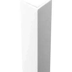 Profilo angolare 1 m 50x50 mm in pvc bianco opaco
