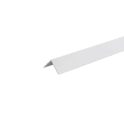 Profilo angolare 1 m 50x50 mm in pvc bianco opaco