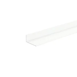 Profilo angolare 1 m 10x10 mm alluminio bianco