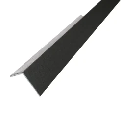 Profilo angolare 2,6 m 10x10 mm alluminio fumo di Londra