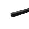 Profilo angolare 2 m 40x40 mm in pvc nero