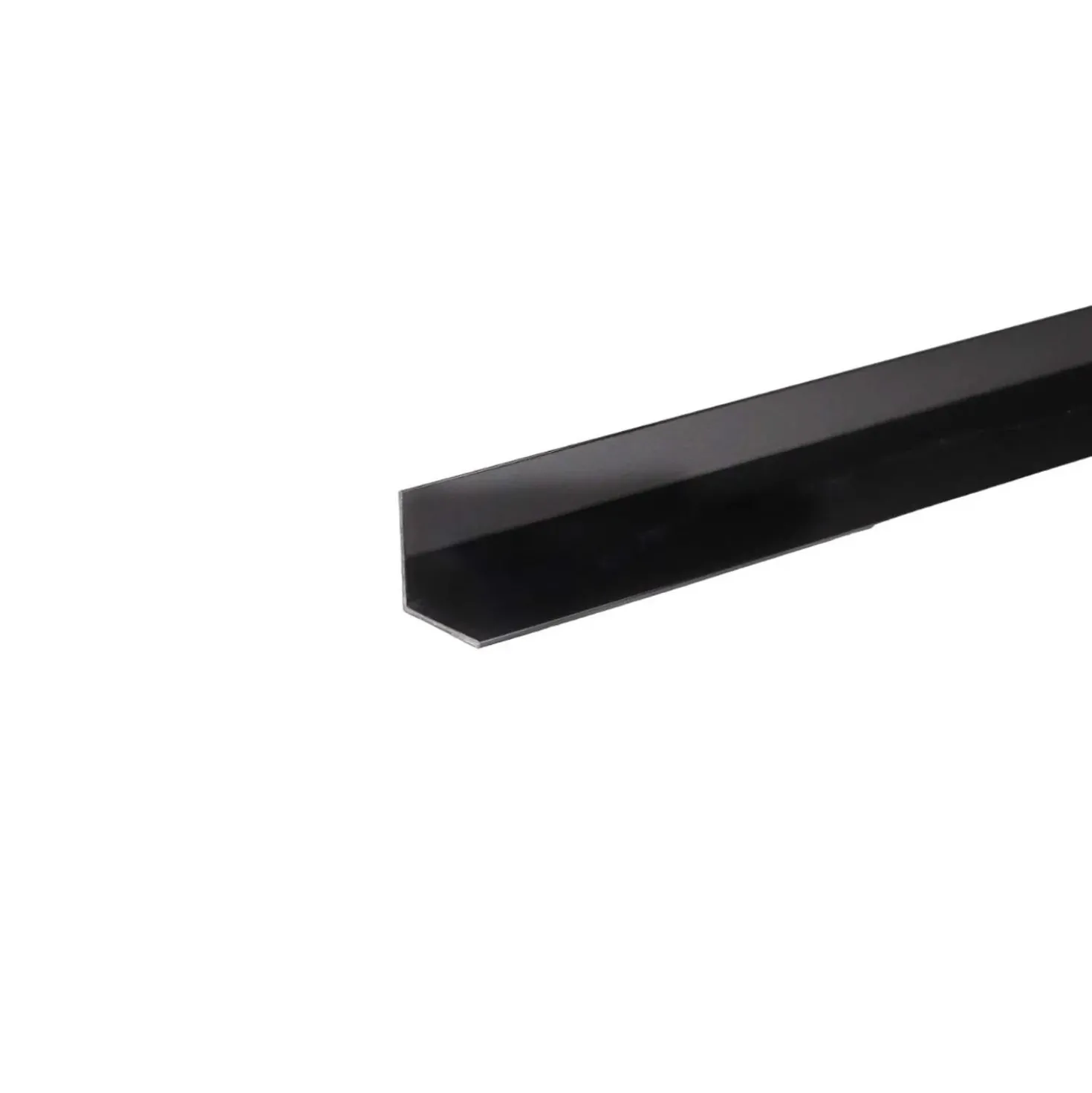 Profilo angolare 2 m 40x40 mm in pvc nero