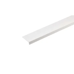 Profilo angolare a L 2,6 m 20x10 mm in pvc bianco opaco