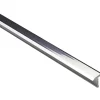 Profilo coprigiunto a T in alluminio anodizzato argento lucido 9 mm x 0,9 m