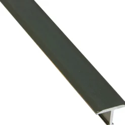 Profilo coprigiunto a T tonalità titanio anodizzato spazzolato 9 mm x 0,9 m