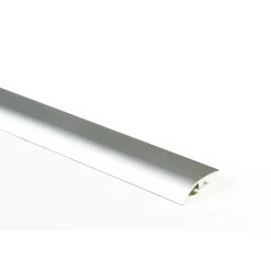 Profilo dislivello alluminio per pavimenti SPC decorativo argento 7x30x900