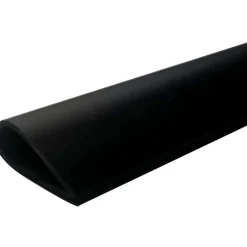 Profilo dorsetto 1 m x Ø 5 mm in pvc nero opaco