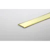 Profilo per piastrelle in ottone Piattobras adesivo 31 mm