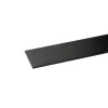 Profilo piatto 1 m 20x2 mm alluminio nero spazzolato