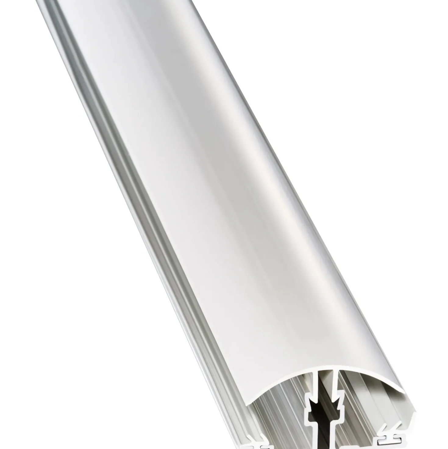 Profilo PVC di collegamento e bloccaggio PVC 1,0/1,6 cm 200 cm bianco