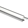 Profilo terminale a quarto di tondo alluminio anodizzato 10 mm x 2,7 m