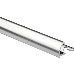 Profilo terminale a quarto di tondo alluminio anodizzato 10 mm x 2,7 m
